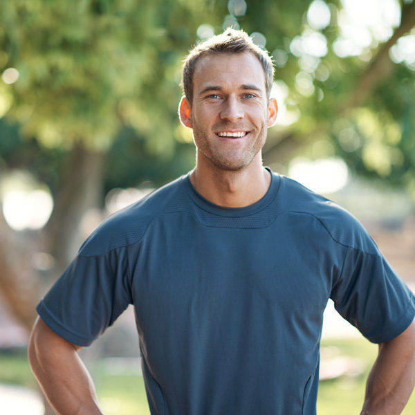 fit male smiling